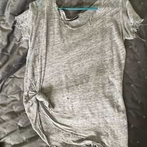 Oversized gray brandy Melville shirt